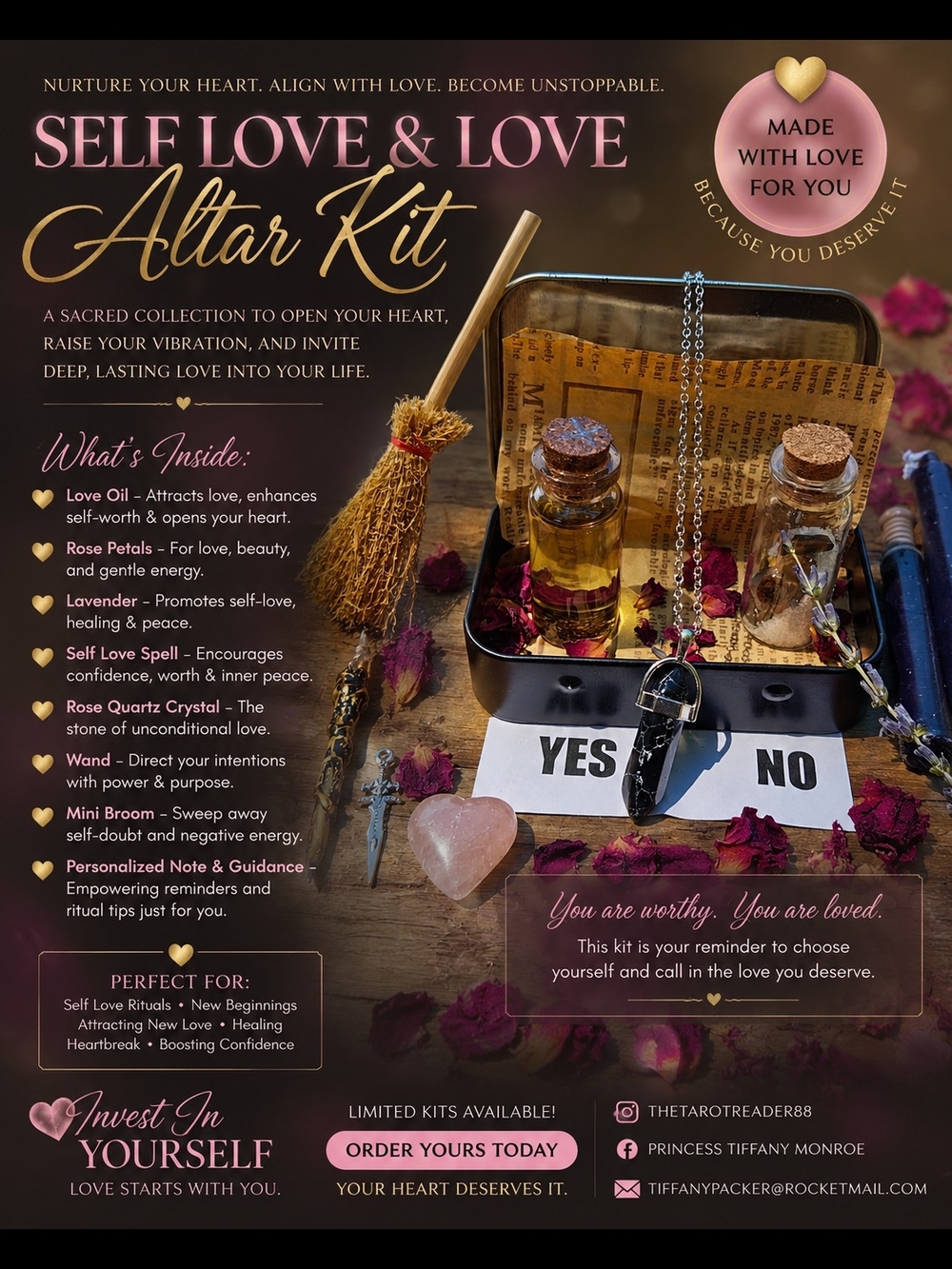 Self Love & Attraction Travel Altar Kit